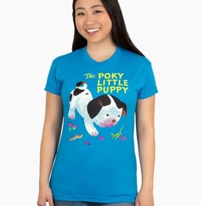 Out of Print Little Golden Books The Poky Little Puppy Graphic TShirt